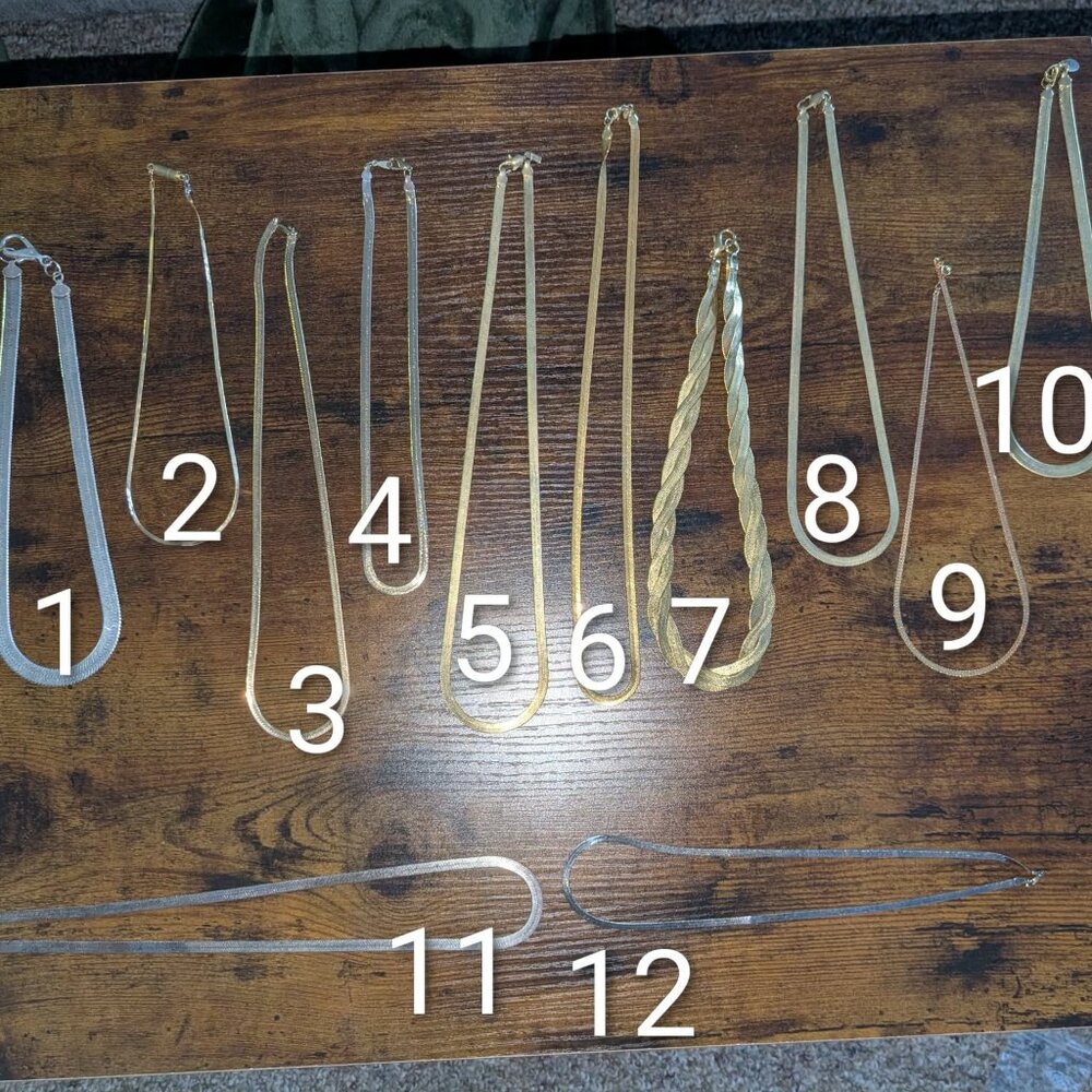 Herringbone Necklaces *READ DESCRIPTION*